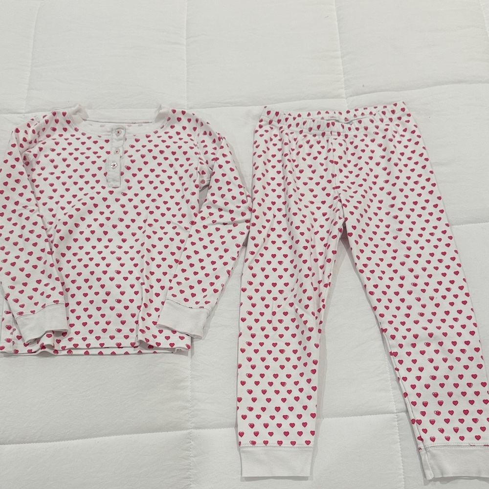 Heart Pattern Kids Pajamas